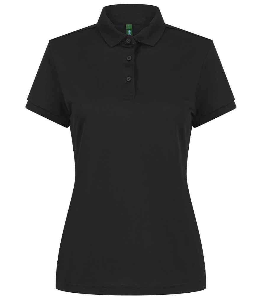 Henbury Ladies Recycled Polyester Polo Shirt in Sustainable, Comfortable Design