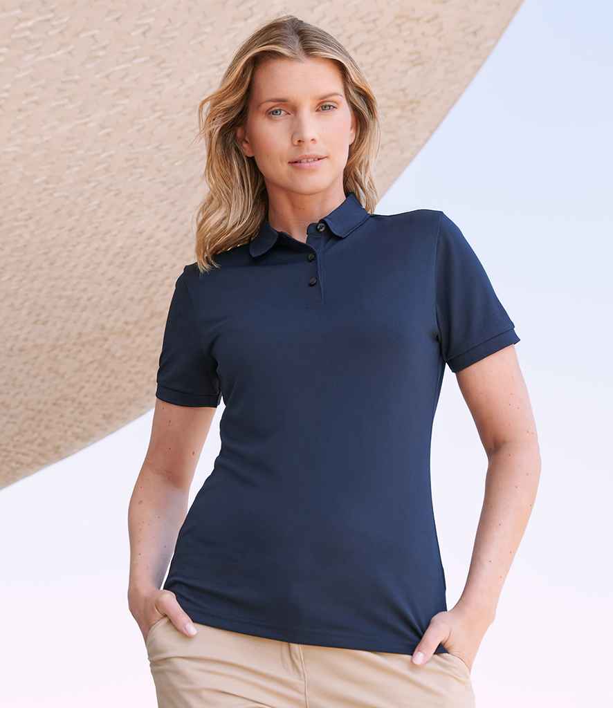 Henbury Ladies Recycled Polyester Polo Shirt in Sustainable, Comfortable Design