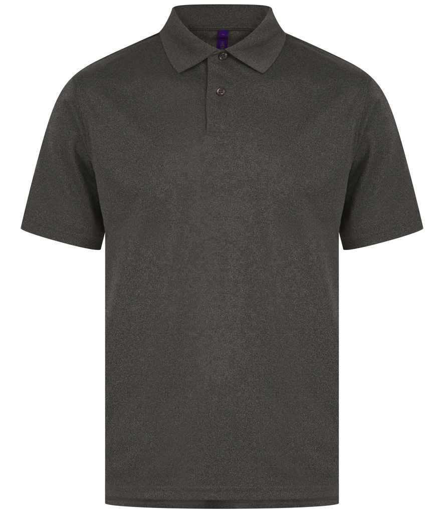 Henbury Coolplus® Wicking Piqué Polo Shirt with Moisture-Wicking Performance and Breathable Fabric