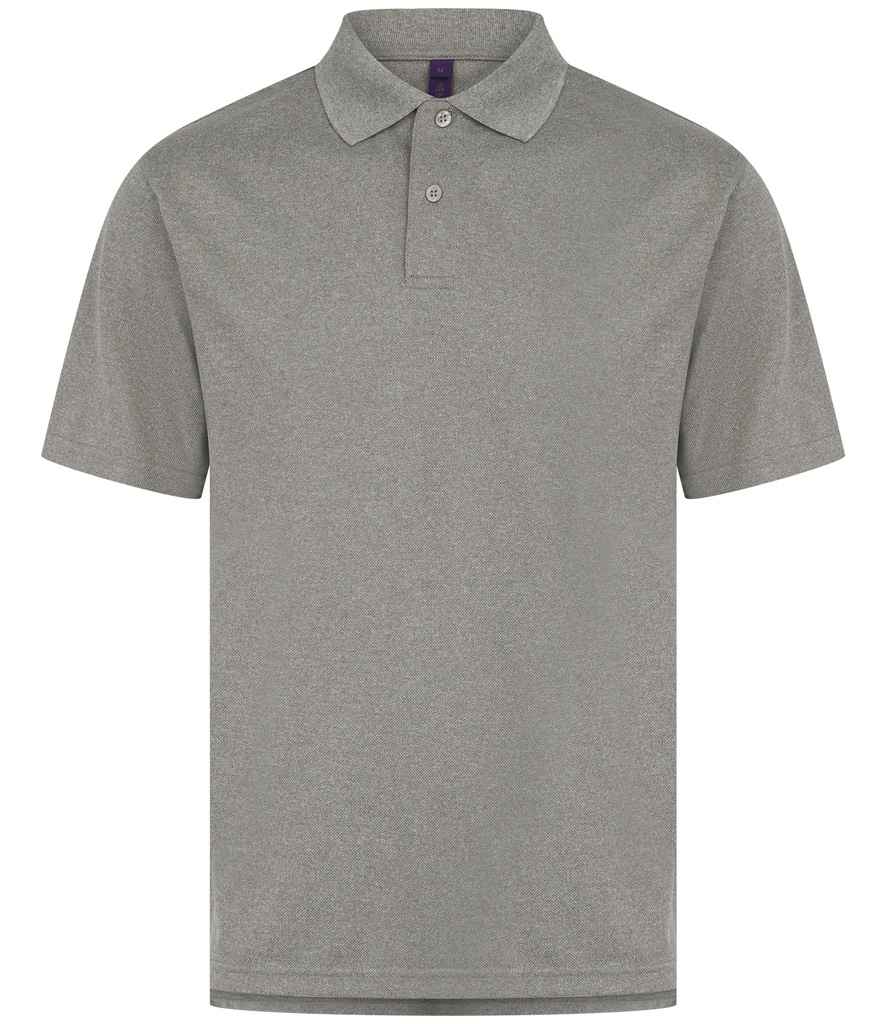 Henbury Coolplus® Wicking Piqué Polo Shirt with Moisture-Wicking Performance and Breathable Fabric