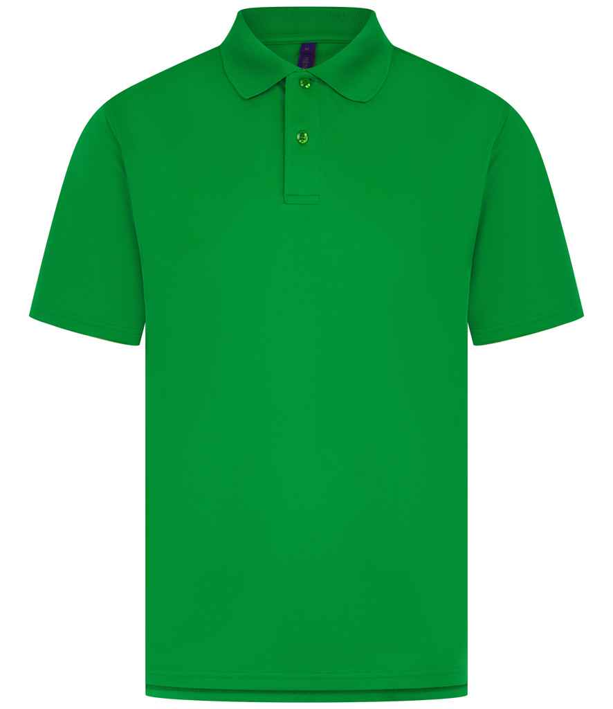 Henbury Coolplus® Wicking Piqué Polo Shirt with Moisture-Wicking Performance and Breathable Fabric