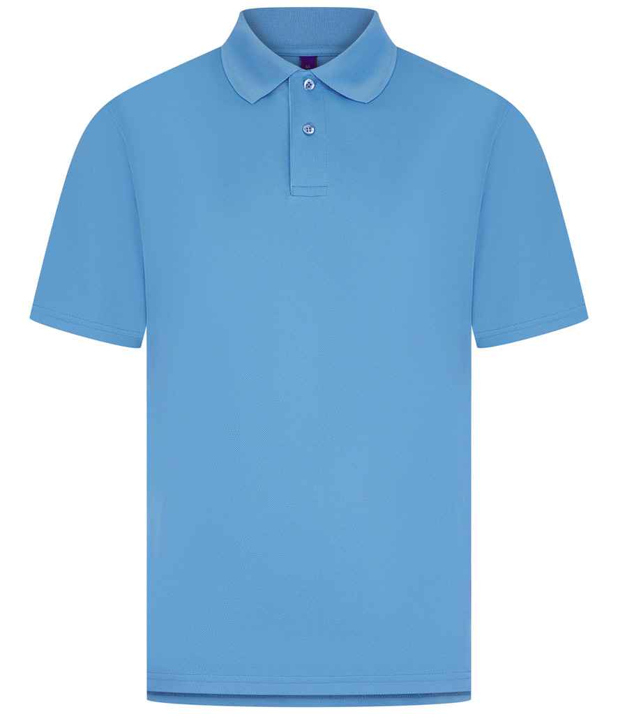 Henbury Coolplus® Wicking Piqué Polo Shirt with Moisture-Wicking Technology