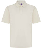 Henbury Coolplus® Wicking Piqué Polo Shirt | Natural