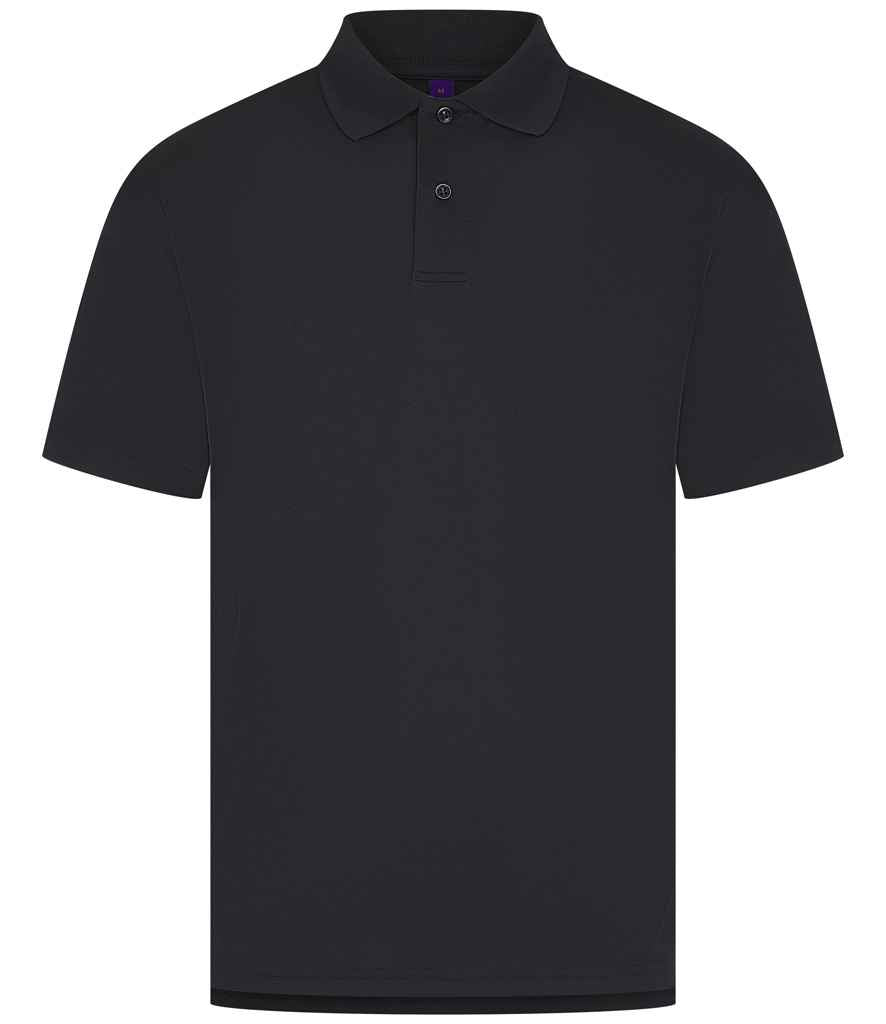 Henbury Coolplus® Wicking Piqué Polo Shirt with Moisture-Wicking Technology
