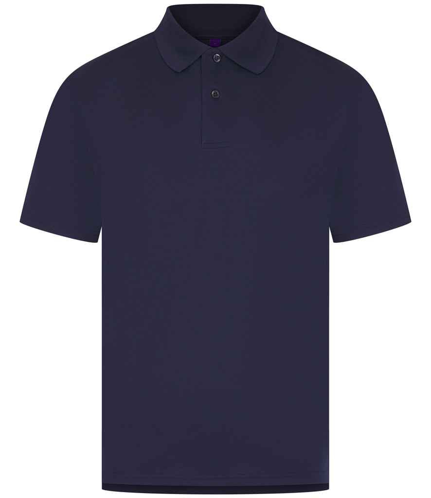 Henbury Coolplus® Wicking Piqué Polo Shirt with Moisture-Wicking Performance and Breathable Fabric
