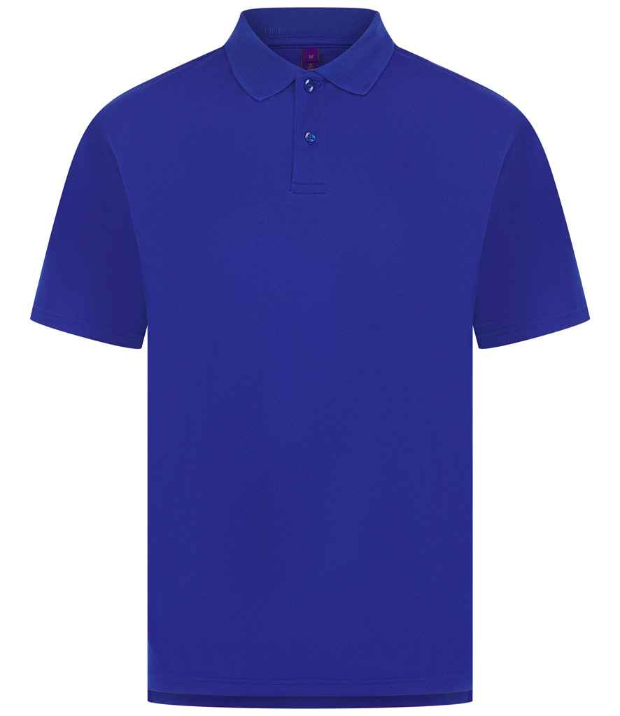 Henbury Coolplus® Wicking Piqué Polo Shirt with Moisture-Wicking Performance and Breathable Fabric