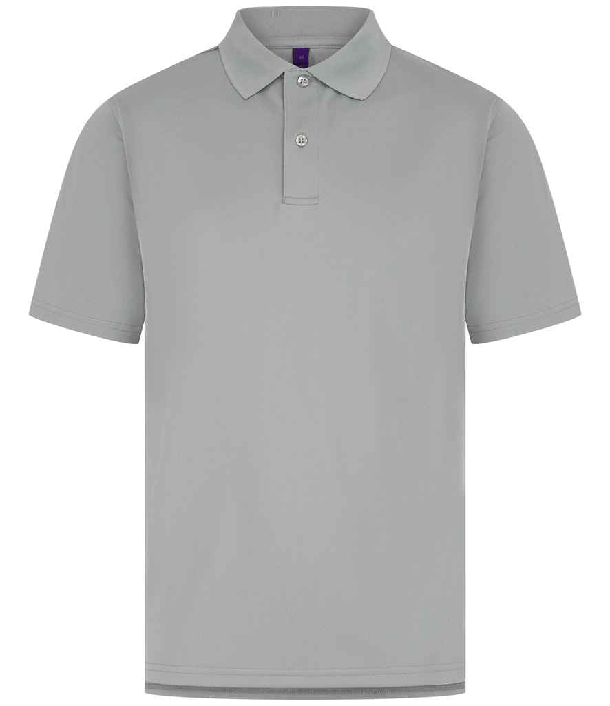 Henbury Coolplus® Wicking Piqué Polo Shirt with Moisture-Wicking Performance and Breathable Fabric