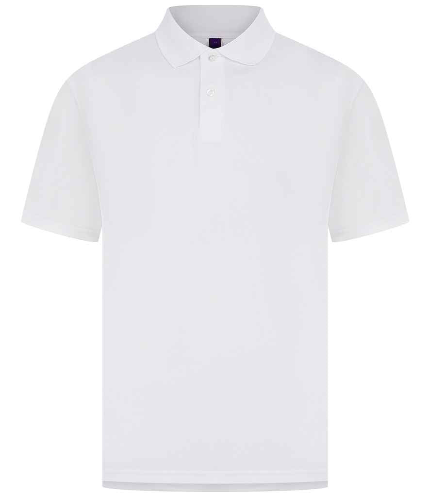 Henbury Coolplus® Wicking Piqué Polo Shirt with Moisture-Wicking Technology