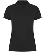 Henbury Ladies Coolplus® Wicking Piqué Polo Shirt