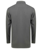 Henbury Unisex Long Sleeve Coolplus® Piqué Polo Shirt