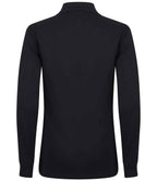 Henbury Unisex Long Sleeve Coolplus® Piqué Polo Shirt