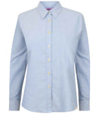 Henbury Ladies Long Sleeve Classic Oxford Shirt