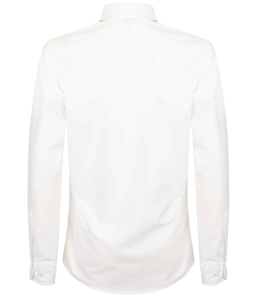 Henbury Ladies Long Sleeve Classic Oxford Shirt