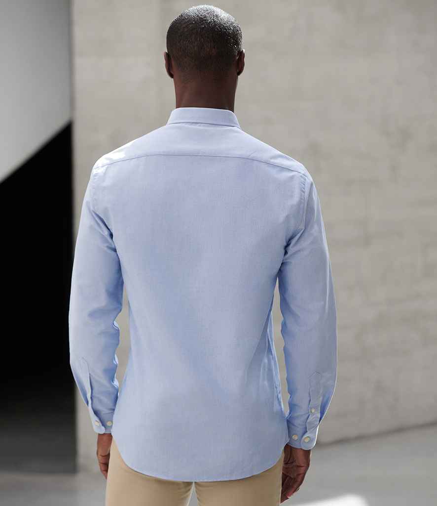 Henbury Modern Long Sleeve Regular Fit Oxford Shirt