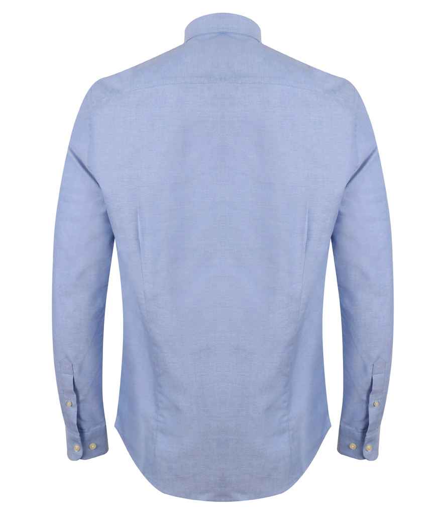 Henbury Modern Long Sleeve Slim Fit Oxford Shirt