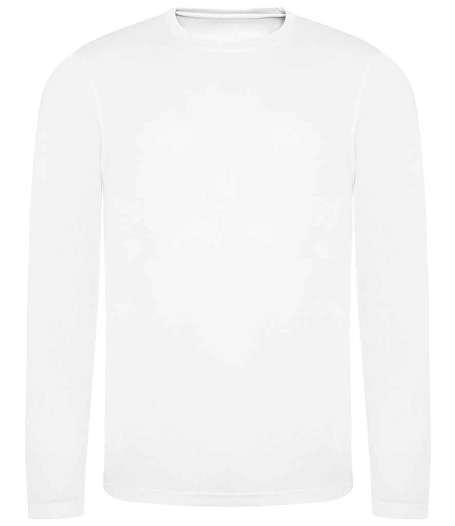 AWDis Cool Long Sleeve Wicking T-Shirt | Arctic White