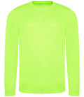 AWDis Cool Long Sleeve Wicking T-Shirt | Electric Green