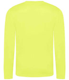 AWDis Cool Long Sleeve Wicking T-Shirt | Electric Yellow