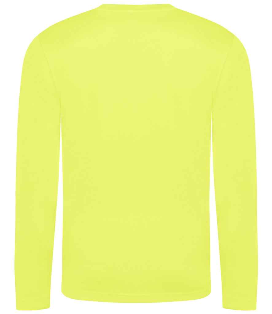 AWDis Cool Long Sleeve Wicking T-Shirt | Electric Yellow