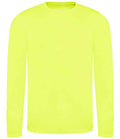 AWDis Cool Long Sleeve Wicking T-Shirt | Electric Yellow