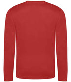 AWDis Cool Long Sleeve Wicking T-Shirt | Fire Red