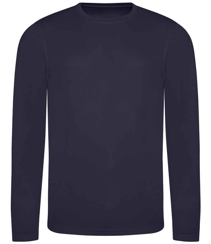 AWDis Cool Long Sleeve Wicking T-Shirt | French Navy