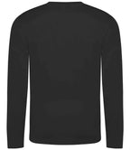 AWDis Cool Long Sleeve Wicking T-Shirt | Jet Black