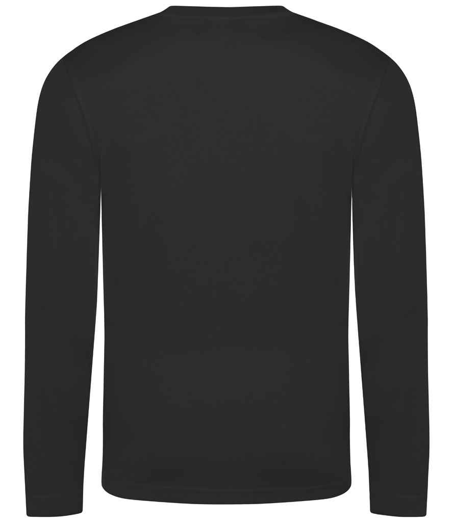 AWDis Cool Long Sleeve Wicking T-Shirt | Jet Black