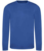 AWDis Cool Long Sleeve Wicking T-Shirt | Royal Blue