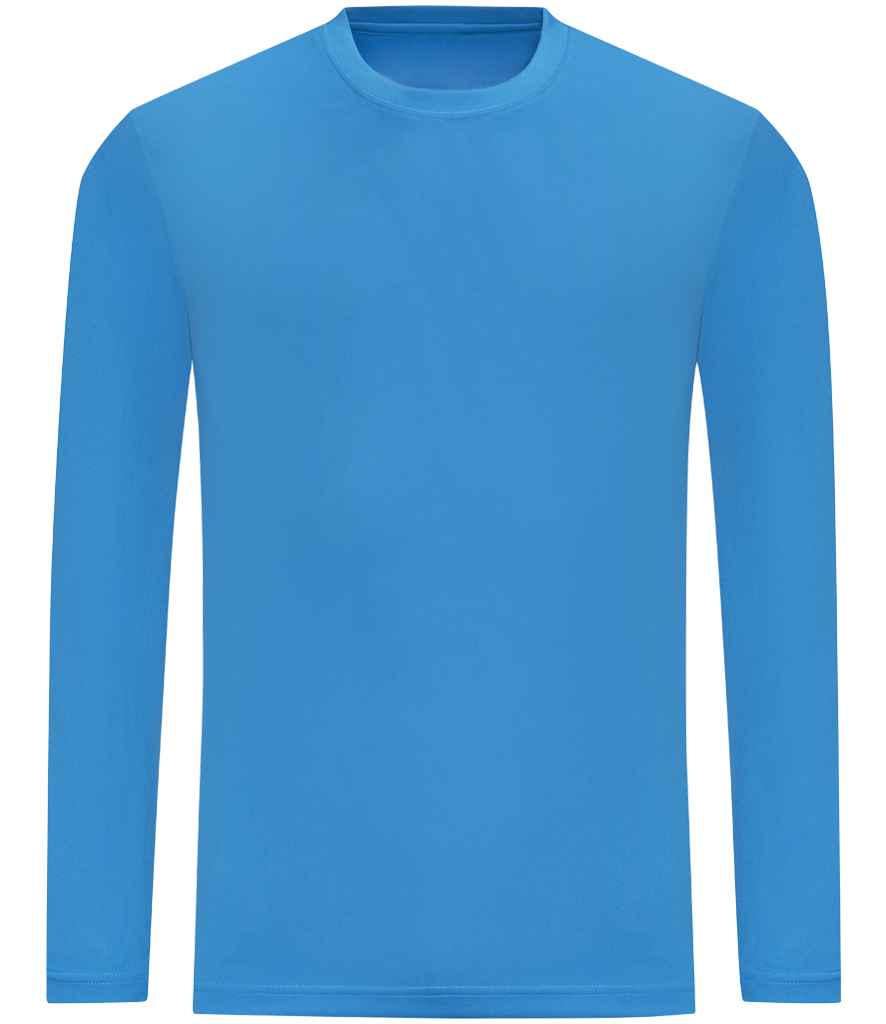 AWDis Cool Long Sleeve Wicking T-Shirt | Sapphire Blue