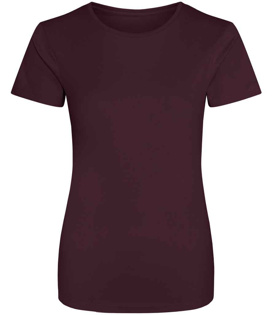 AWDis Ladies Cool T-Shirt | Burgundy