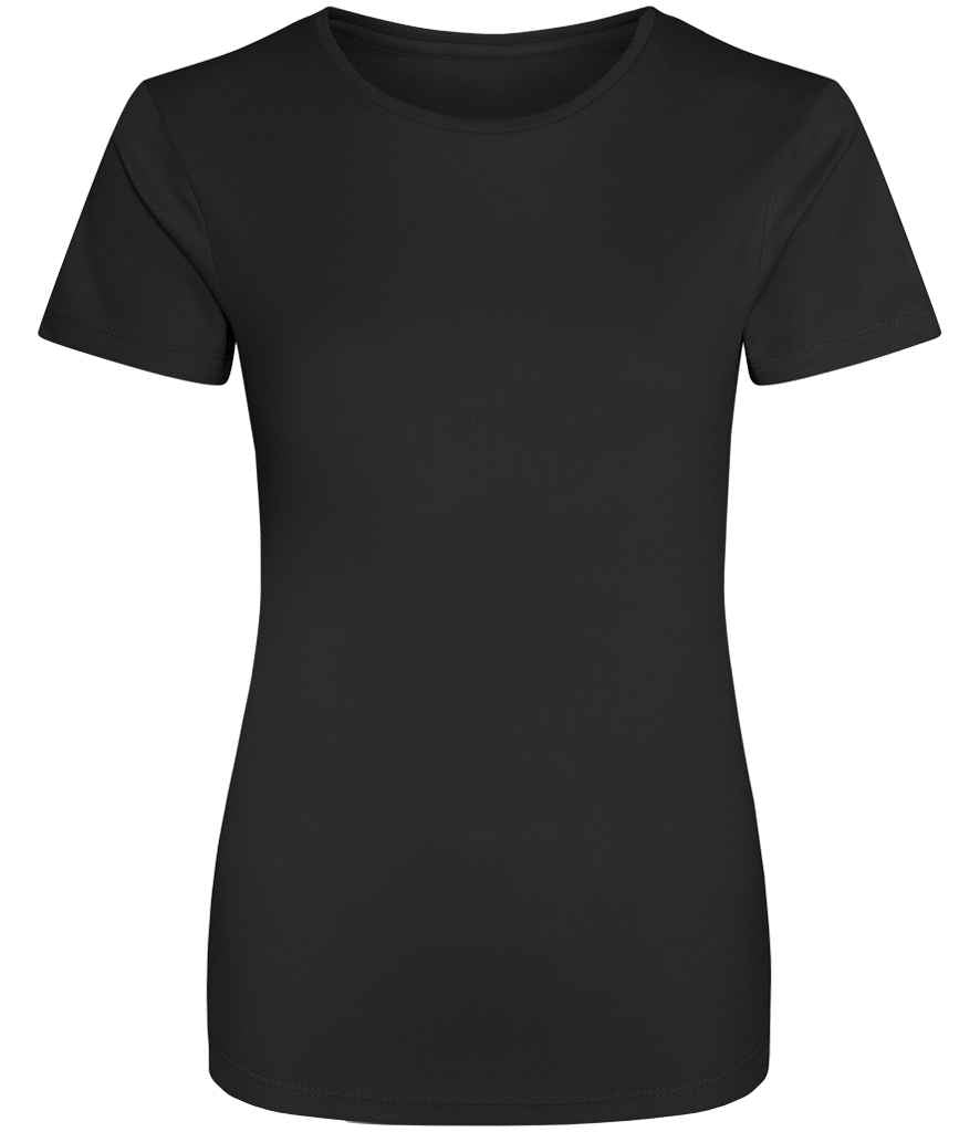 AWDis Ladies Cool T-Shirt | Jet Black