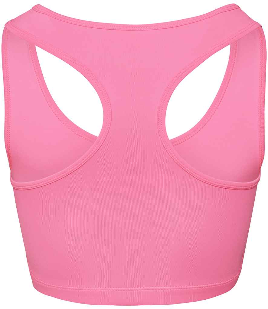 AWDis Ladies Cool Sports Crop Top | Electric Pink