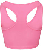AWDis Ladies Cool Sports Crop Top | Electric Pink