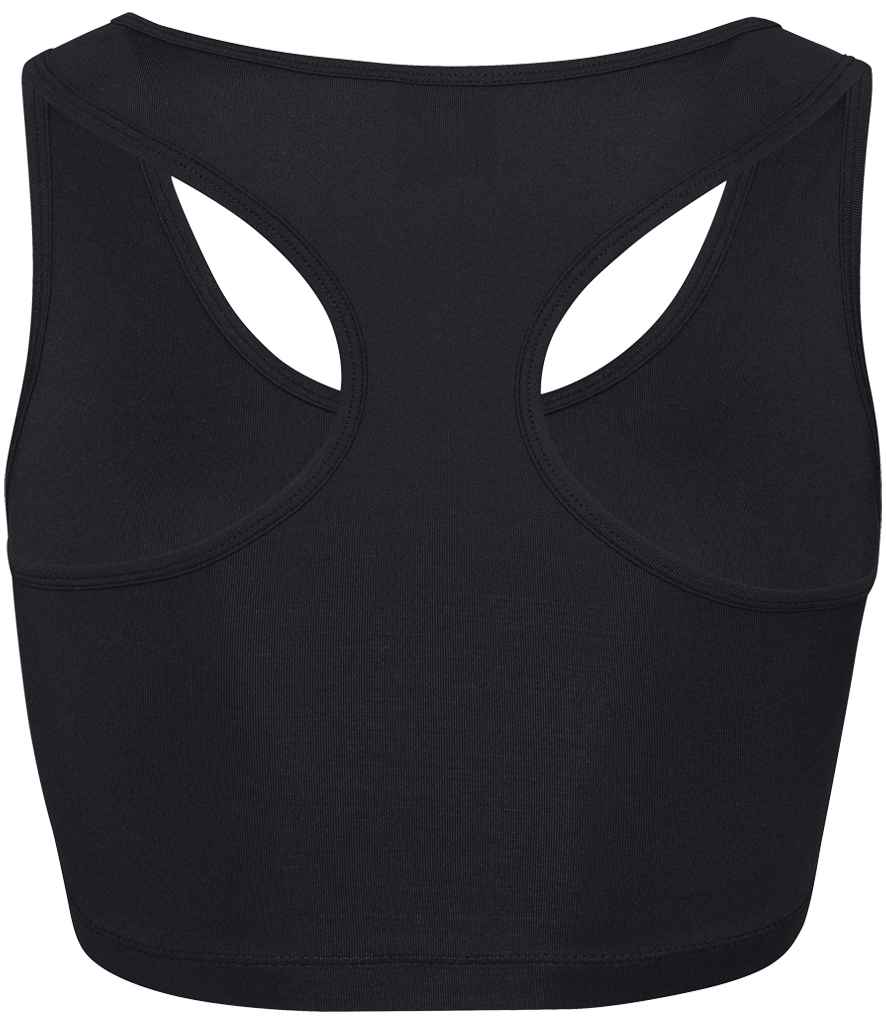 AWDis Ladies Cool Sports Crop Top | Jet Black