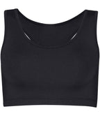 AWDis Ladies Cool Sports Crop Top | Jet Black
