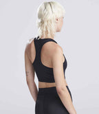 AWDis Ladies Cool Sports Crop Top | Jet Black
