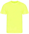 AWDis Cool Smooth T-Shirt | Electric Yellow