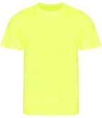 AWDis Cool Smooth T-Shirt | Electric Yellow