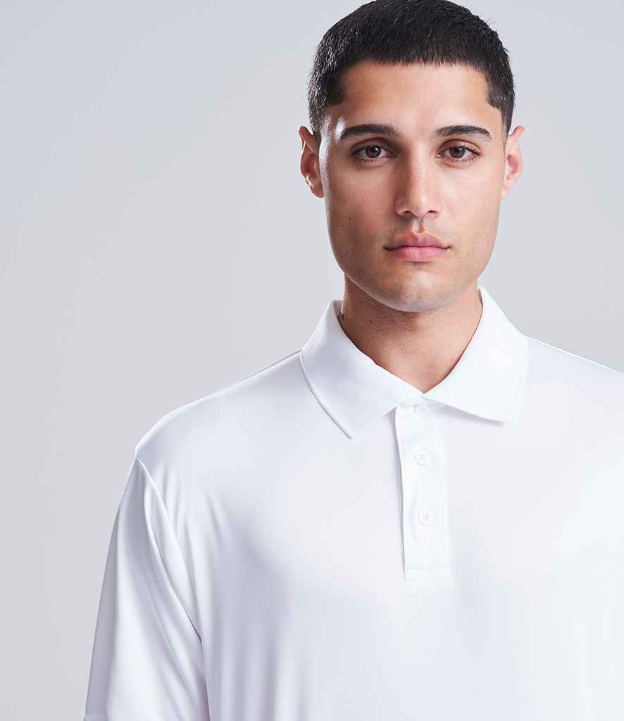 AWDis Cool Smooth Polo Shirt | Arctic White