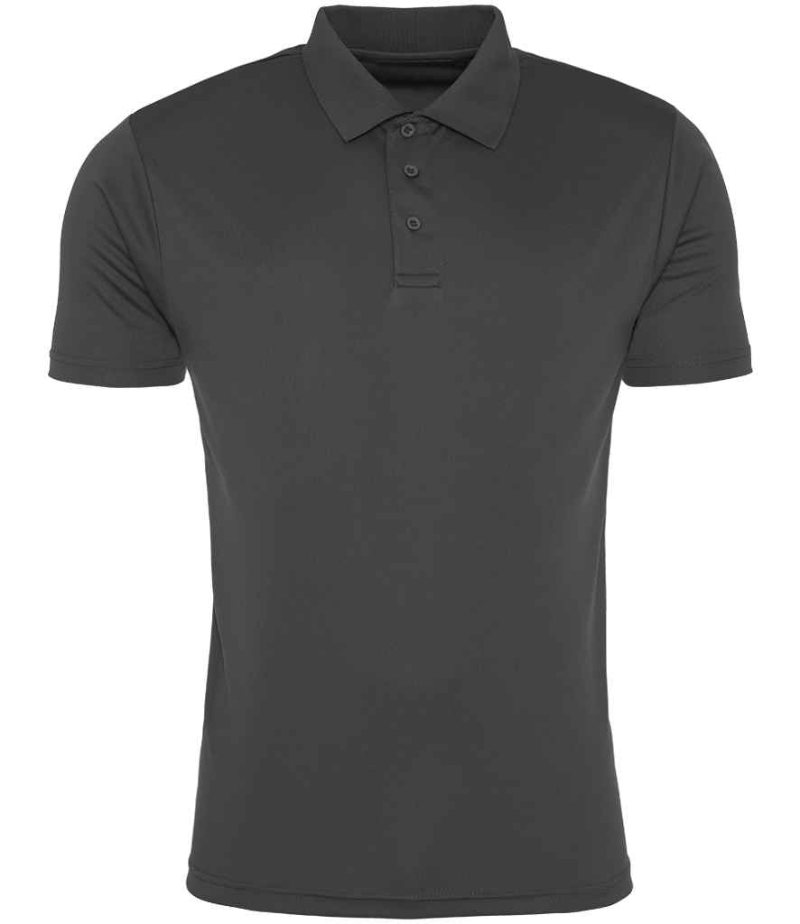 AWDis Cool Smooth Polo Shirt | Charcoal
