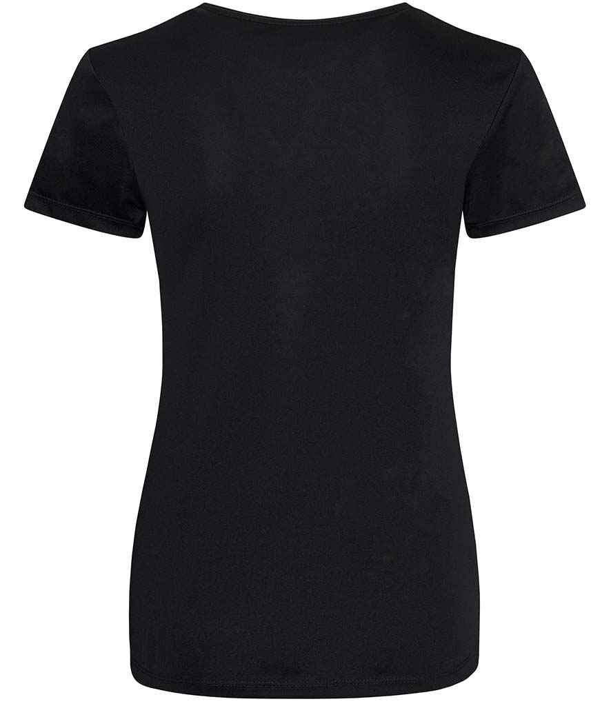 AWDis Ladies Cool Smooth T-Shirt | Jet Black
