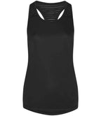 AWDis Ladies Cool Smooth Workout Vest | Jet Black