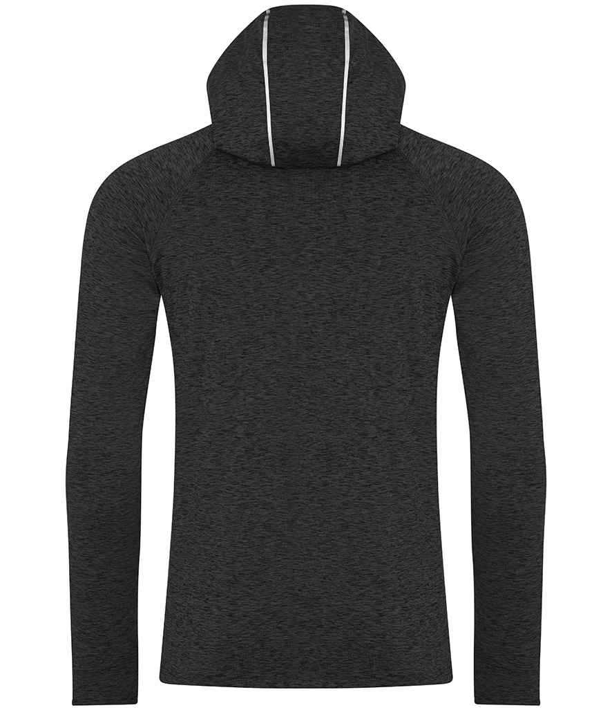 AWDis Cool Cowl Neck Top | Black Slate Melange