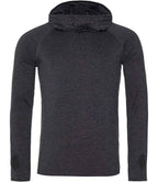 AWDis Cool Cowl Neck Top | Black Slate Melange