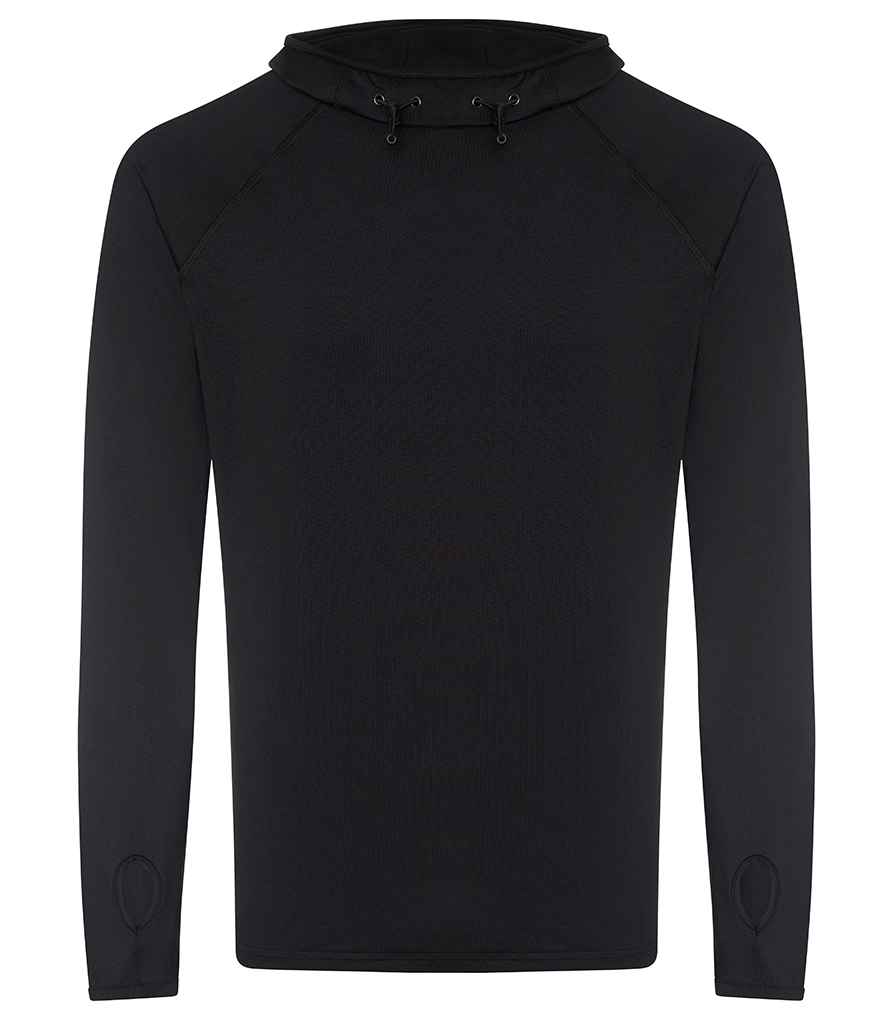 AWDis Cool Cowl Neck Top | Jet Black
