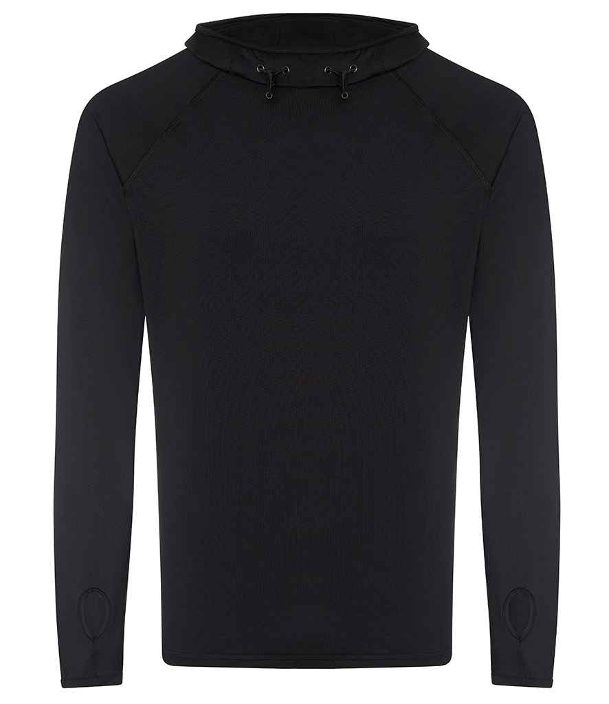 AWDis Cool Cowl Neck Top | Jet Black