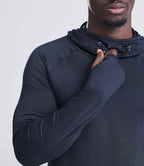 AWDis Cool Cowl Neck Top | Jet Black