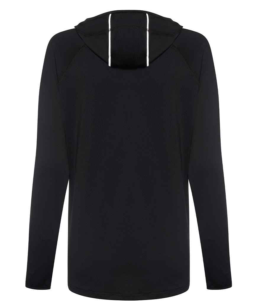 AWDis Ladies Cool Cowl Neck Top | Jet Black
