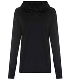 AWDis Ladies Cool Cowl Neck Top | Jet Black